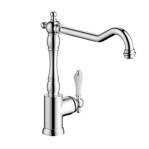 Cooke & Lewis Kitchen Side Lever Tap Belmore Chrome Effect - Image 1