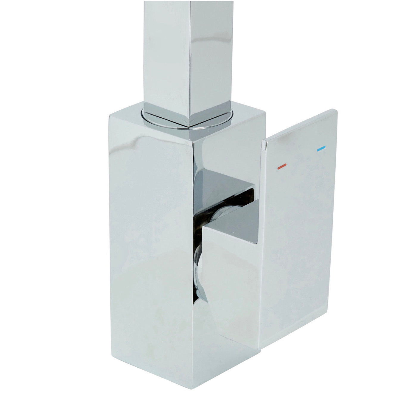 Kitchen Tap Mixer Chrome Single Lever Brass Swivel Spout Modern Faucet - Image 3