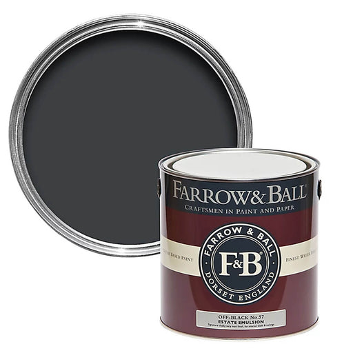 Emulsion Paint Interior Off Black Wall Quick Dry Water Based Low Odour 2.5L - Image 1