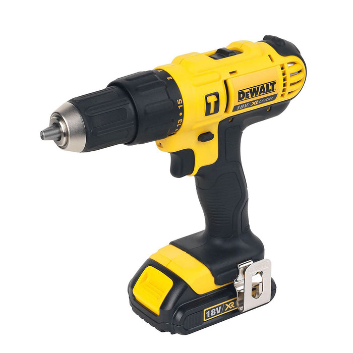 DeWalt Combi Drill Hammer Driver Cordless XR DCD776S2T-GB 18V 2 x 1.5Ah Li-ion - Image 1