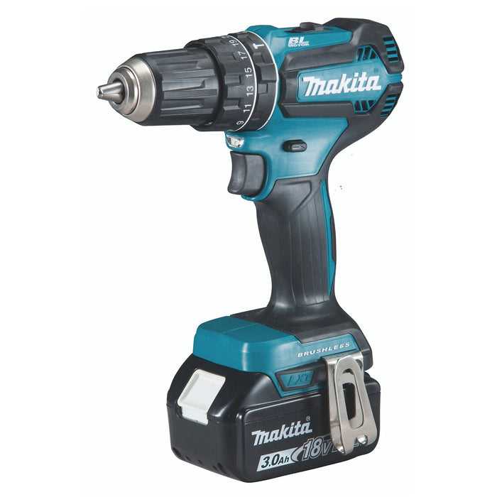 Makita Cordless Combi Drill 2 batteries DHP485SFE LXT 18V 3Ah Li-ion - Image 6