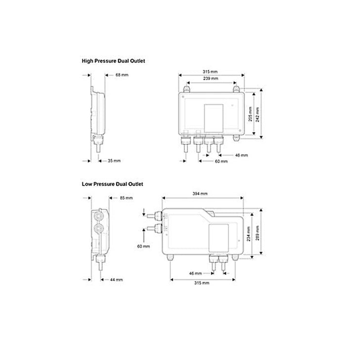 Mira Mixer Shower System Twin Round Head Chrome Thermostatic App Control - Image 6