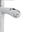 GoodHome Tap Basin Bathroom Mono Mixer Single Lever Waterfall Chrome Modern - Image 3