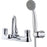 Bathroom Basin Shower Mixer Tap Bath Filler Set Chrome For High Low Pressure - Image 1