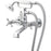 GoodHome Bath Shower Mixer Tap Etel Victorian Style Traditional Style Chrome - Image 1
