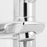 Bath Filler Tap Mixer Chrome Bathroom Ceramic Cartridge Round Head Contemporary - Image 4