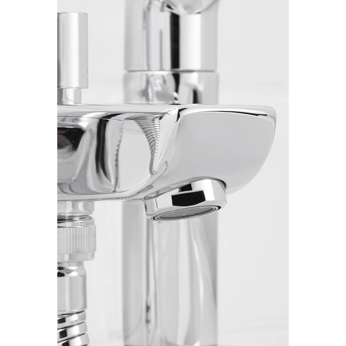 Bath Filler Tap Mixer With Hand Held Set Chrome Ceramic Cartridge Bathroom - Image 4