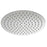 Shower Head Chrome Effect Single Spray Pattern Stainless Steel Modern Round - Image 1