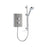 Mira Decor Silver Effect Electric Shower 8.5kW Thermostatic 3 Power Settings - Image 1