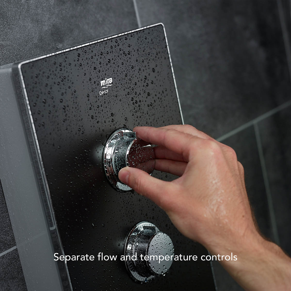 Mira Electric Shower Kit 9.5kW Silver Effect Manual 4 Spray Pattern Modern - Image 8
