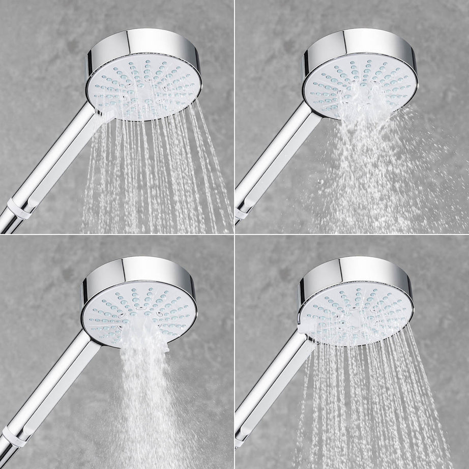 Mira Electric Shower Kit 9.5kW Silver Effect Manual 4 Spray Pattern Modern - Image 9