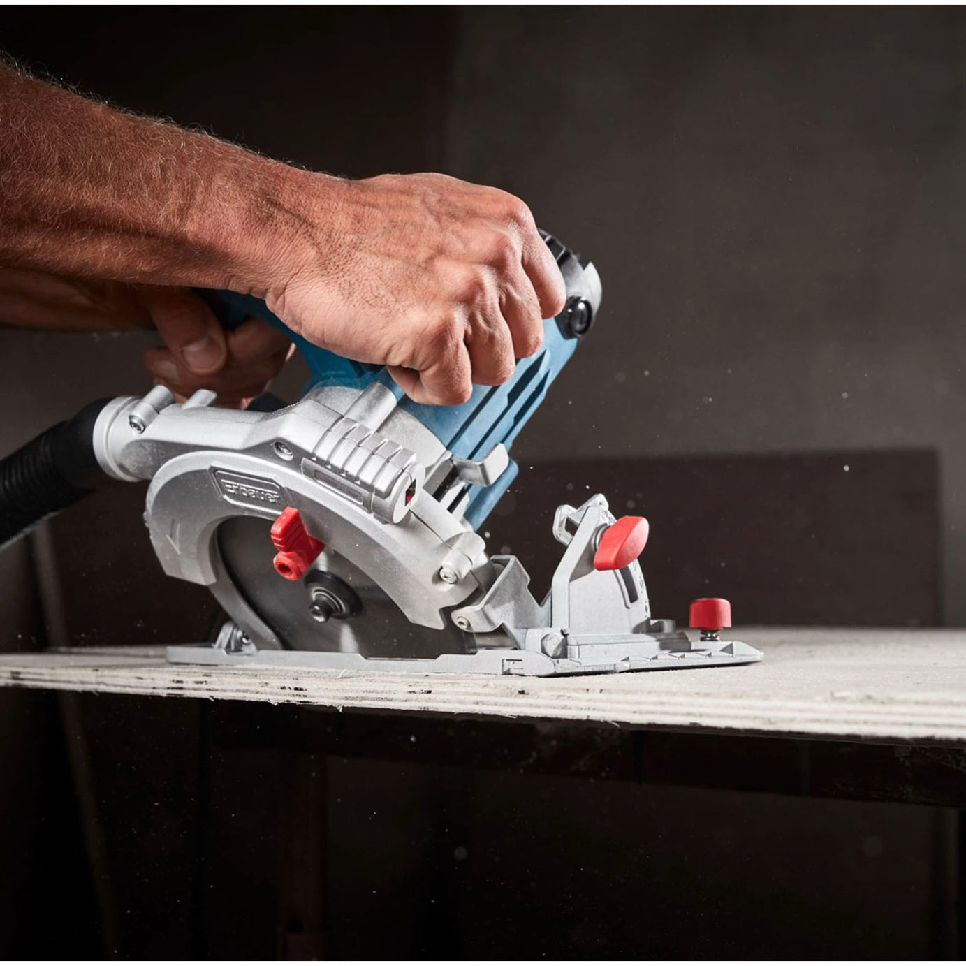 Erbauer Circular Saw Electric ECS1400 165mm Heavy Duty Wood Cutter 1400W - Image 4