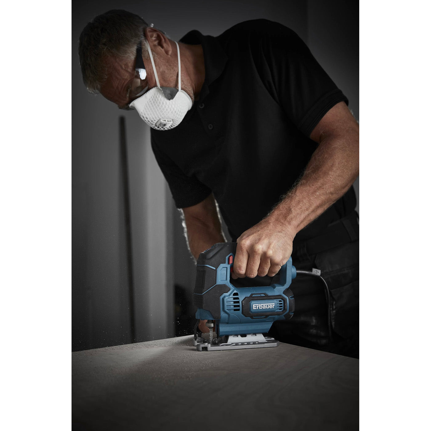 Erbauer Jigsaw Electric EJS710 Single Pendulum Compact Wood Metal Cutting 710W - Image 3