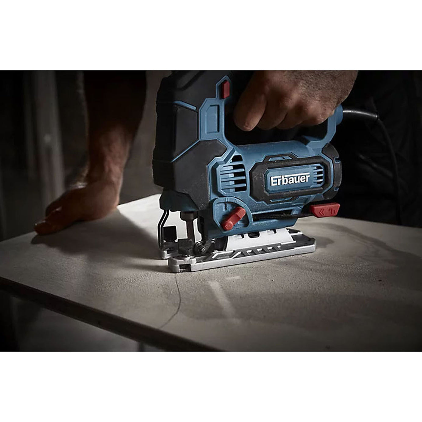 Erbauer Jigsaw EJS750 Corded Electric Variable Speed LED Woodwork Powerful 750W - Image 6