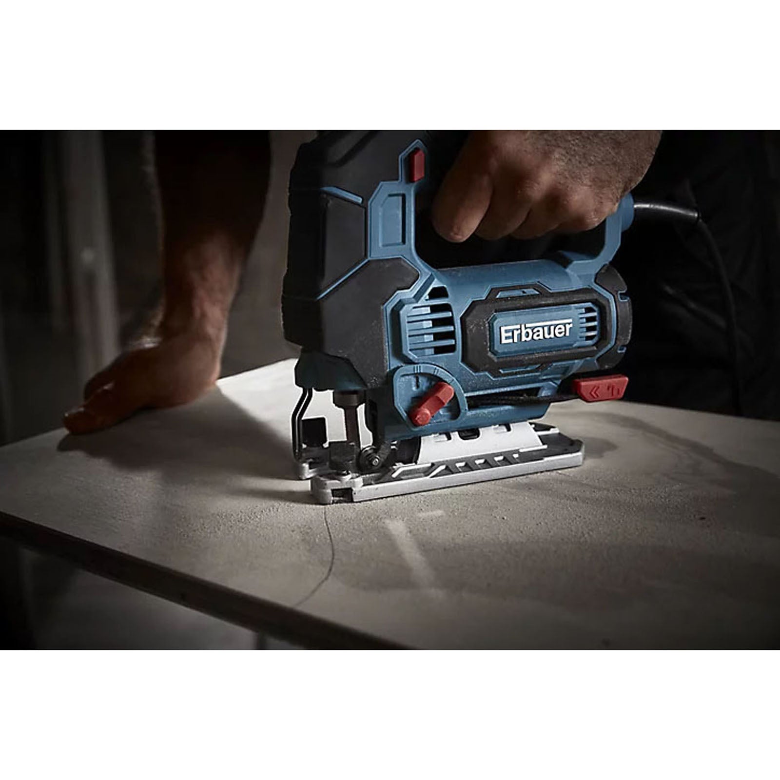 Erbauer Jigsaw EJS750 Corded Electric Variable Speed LED Woodwork Powerful 750W - Image 6
