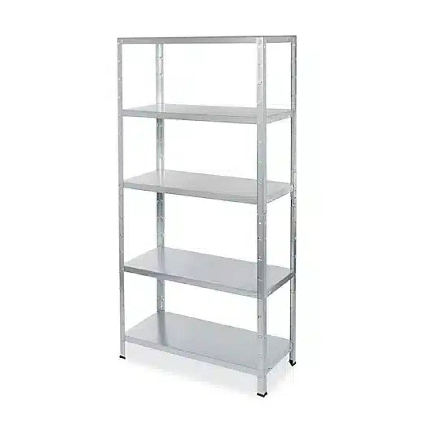 Shelving Unit 5 Tier Heavy Duty Garage Racking Shed Storage Shelves (H)180cm - Image 1