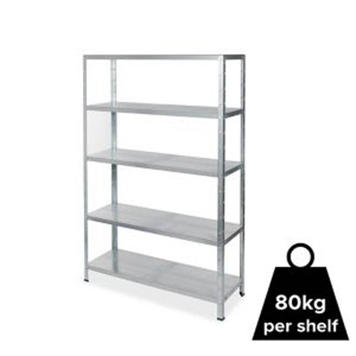 Garage Shelving Unit Racking Storage Heavy Duty 5 Tier (H)1800 (W)1200mm - Image 2