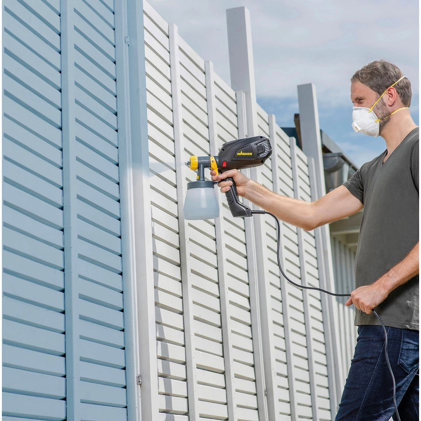 Wagner Paint Sprayer Electric W575Flexio Handheld Spray Gun Wall Ceiling 630W - Image 2