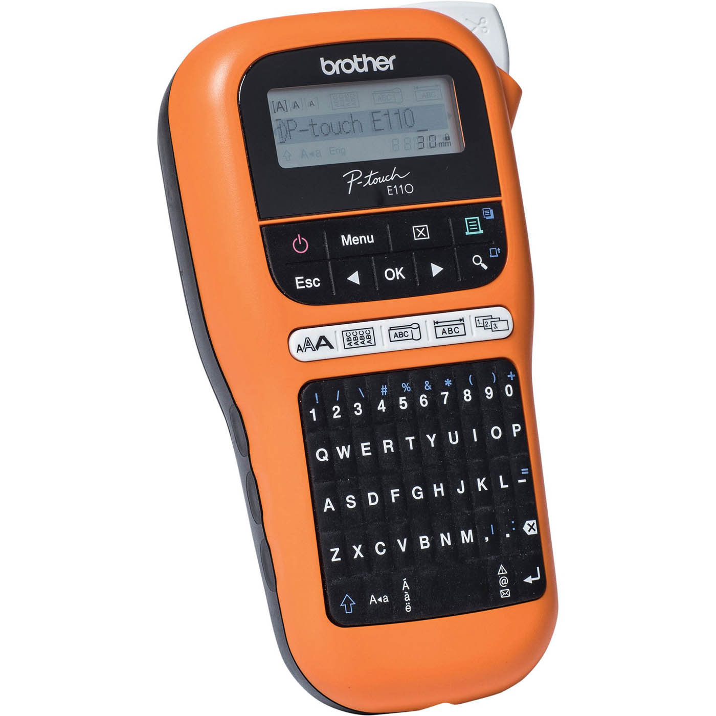 Brother Label Printer PTE110VP LCD Display Portable Compact Machine 12mm Tape - Image 1