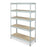 Garage Shelving Unit 5 Tier Racking HDF Steel Grey (H)1800mm (W)1200mm (D)450mm - Image 1