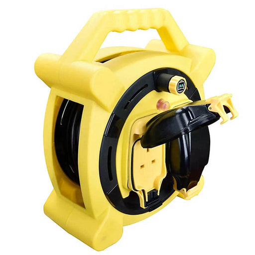 Outdoor Cable Reel Lead Extension 2 Way Gang Socket 13Amp Heavy Duty IP54 20M - Image 1