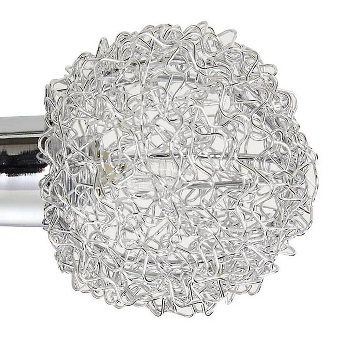 Ceiling Light 6 Way Brushed Chrome Effect Class I Clear Finish G9 40W 240V IP20 - Image 2