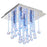 Libertas Ceiling Light Chrome Effect 4 Lamp Living Room Bedroom Hallway Lighting - Image 4