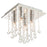Libertas Ceiling Light Chrome Effect 4 Lamp Living Room Bedroom Hallway Lighting - Image 5