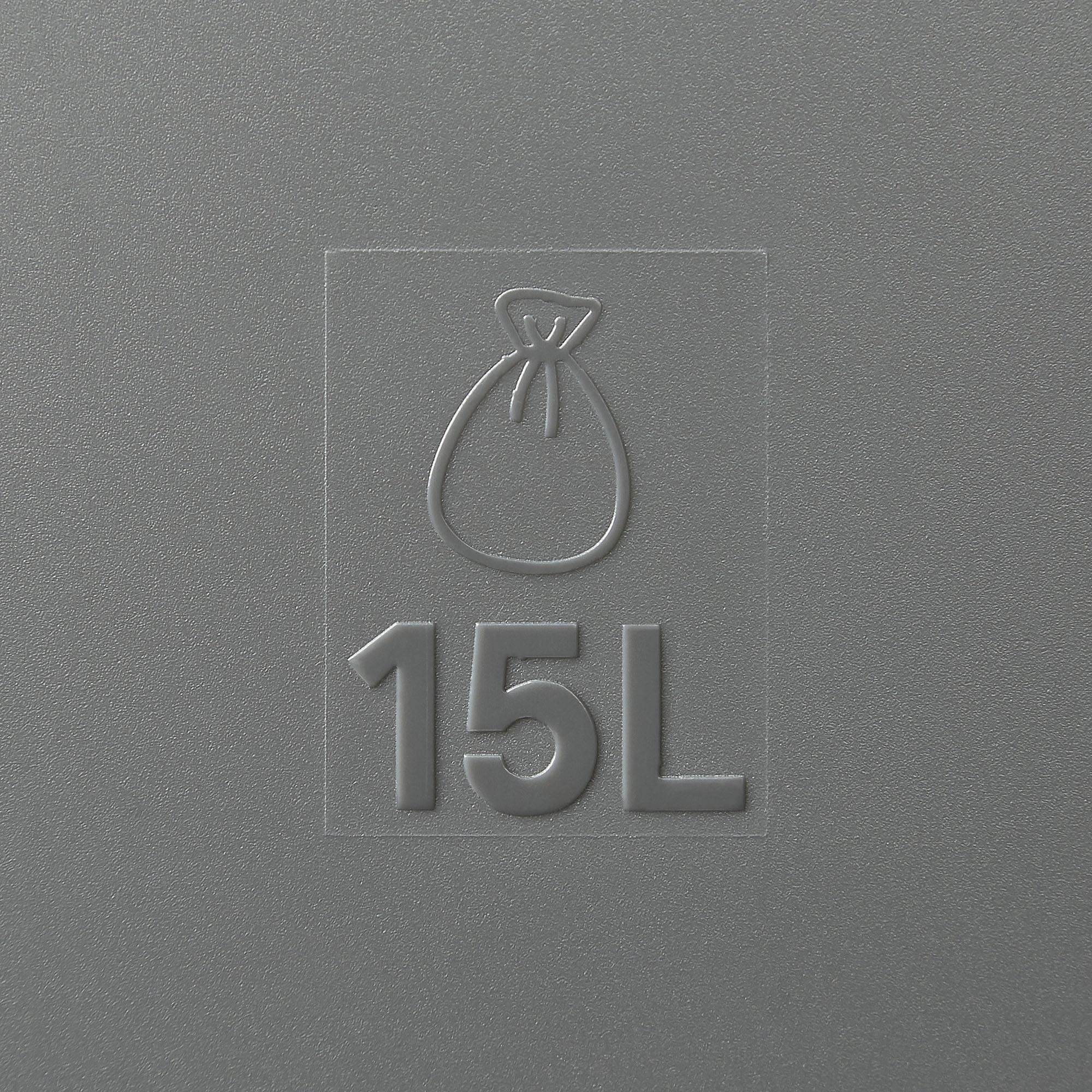 GoodHome Kora Anthracite Metal & plastic Integrated Pull-out kitchen bin 13L - Image 3