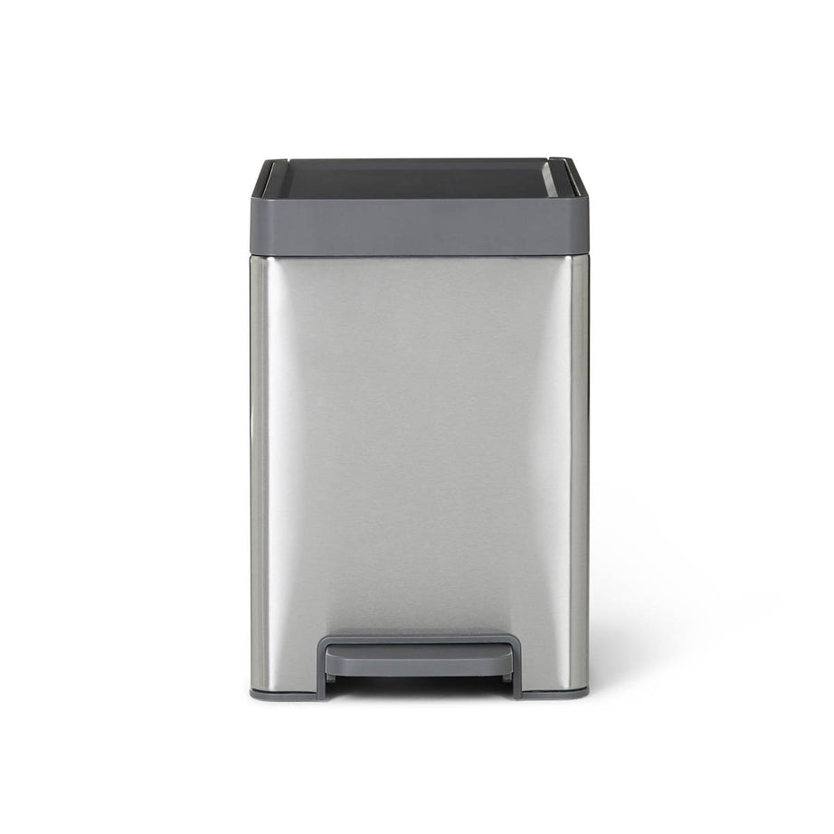 GoodHome Kora Pedal Anthracite Metal Pedal Bin - 14L - Image 1