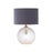 Table Light Pineapple Clear Dark Grey Shade E14 Bedside Bedroom Living Room 42W - Image 1