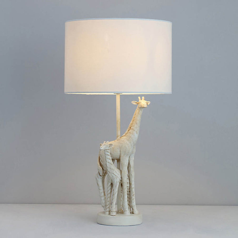 Table Lamp Giraffe Safari Look Ivory Neutral Modern Bedside Light 28W - Image 3