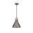 Dafyd Ceiling Light Pendant Copper Smoke Glass Modern Bedroom Lounge E27 42W - Image 1