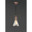 Dafyd Ceiling Light Pendant Copper Smoke Glass Modern Bedroom Lounge E27 42W - Image 2