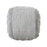 Pouffe Footstool Grey Square Crochet Stitch Bean Bag Seat Indoor Outdoor 50x50cm - Image 2