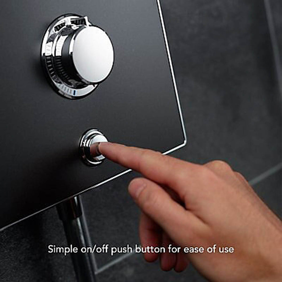 Mira Electric Shower 8.5kW Black Onyx Manual 4 Spray Pattern Round Modern - Image 7