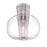 Pendant Ceiling Light Clear Plastic Globe Shade Flush Modern Bedroom Livingroom - Image 2