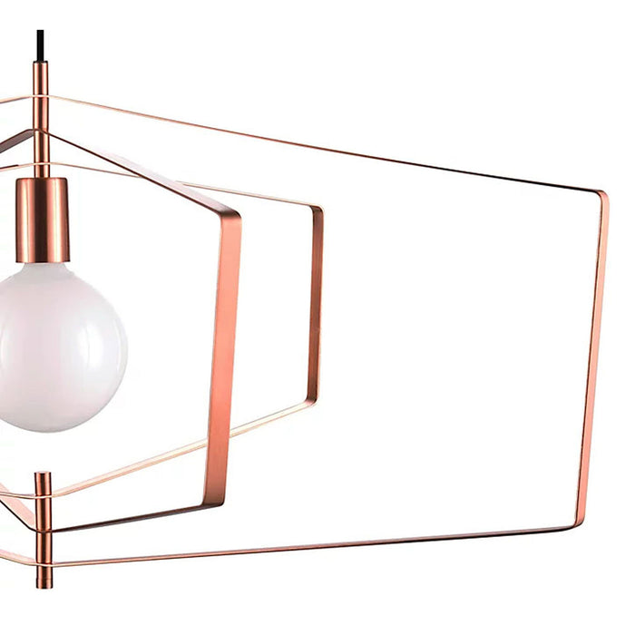 Ceiling Light Pendant Industrial Modern Copper Adjustable Height 42W (Dia)900mm - Image 4