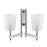 Wall Light Double Arm Frosted Lamp Shades Incandescent Traditional Modern E14 - Image 1