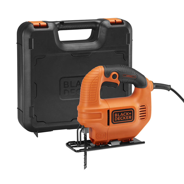 Black & Decker Jigsaw KFBES410K-GB Corded Electric Pendulum Compact Powerful - Image 2