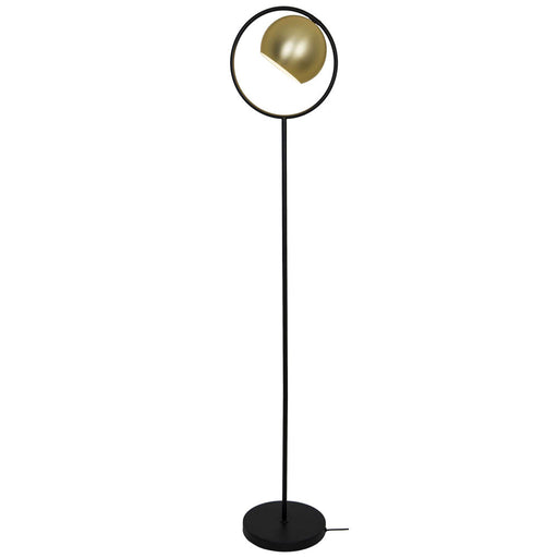 Floor Lamp Standing Light Lounge Living Room Bedroom Black Gold Effect 1700mm - Image 1