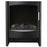 Electric Stove Fireplace Heater LED Flame Effect Modern Black Freestanding 2KW - Image 3