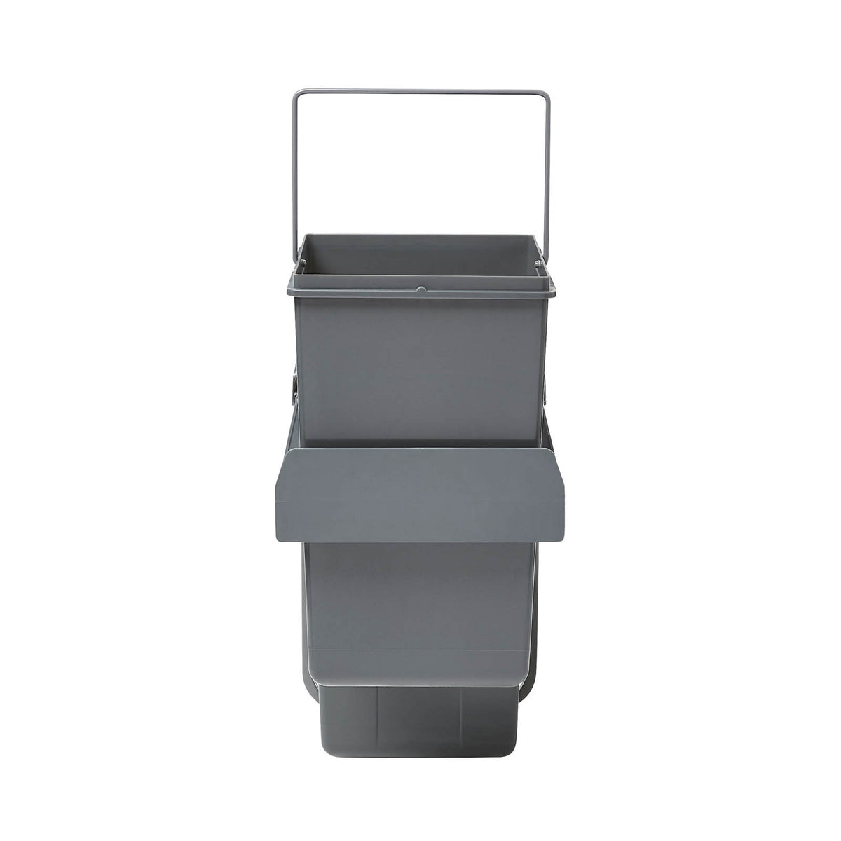Kitchen Pull Out Bin 2 Integrated Containers Anthracite Rectangular 26L - Image 6