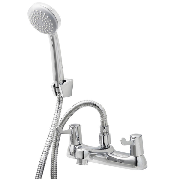 GoodHome Bath Shower Mixer Tap Netley Bath For High Or Low Pressure - Image 2