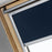 Site Roof Window Blind Blue Blackout Roller Resistant to UV (W)114cm (L)118cm - Image 3