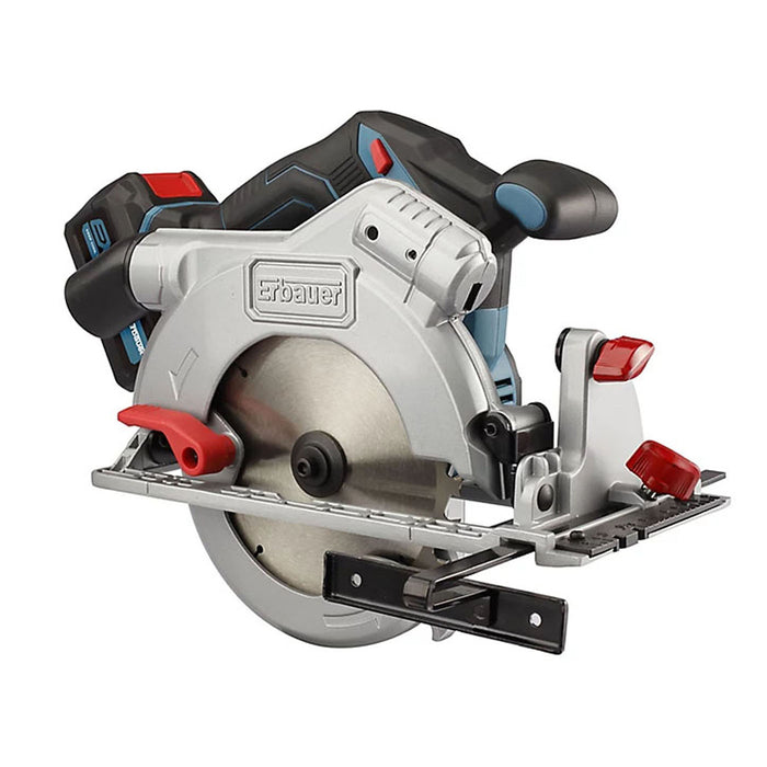 Erbauer Circular Saw Cordless ECS18-Li 18V 4Ah Li-ion Soft Grip TCT Blade165mm - Image 1