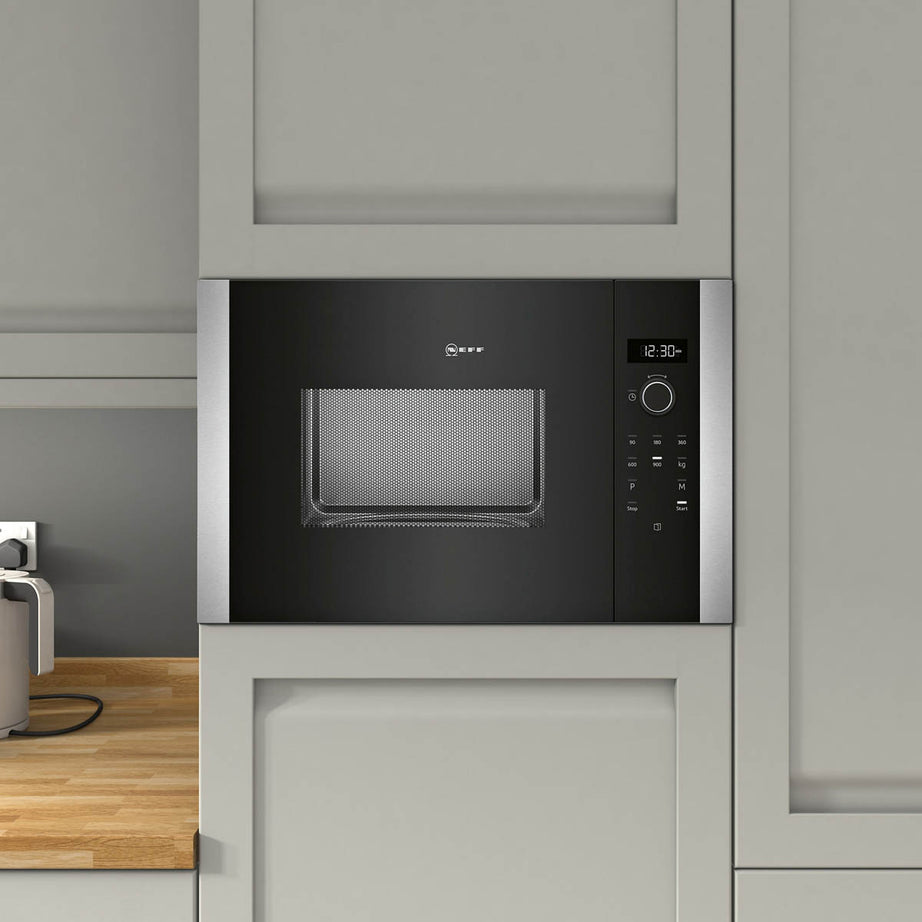 Neff Built In Microwave 25L HLAWD53N0B Black Integrated Touch Control 900W - Image 1