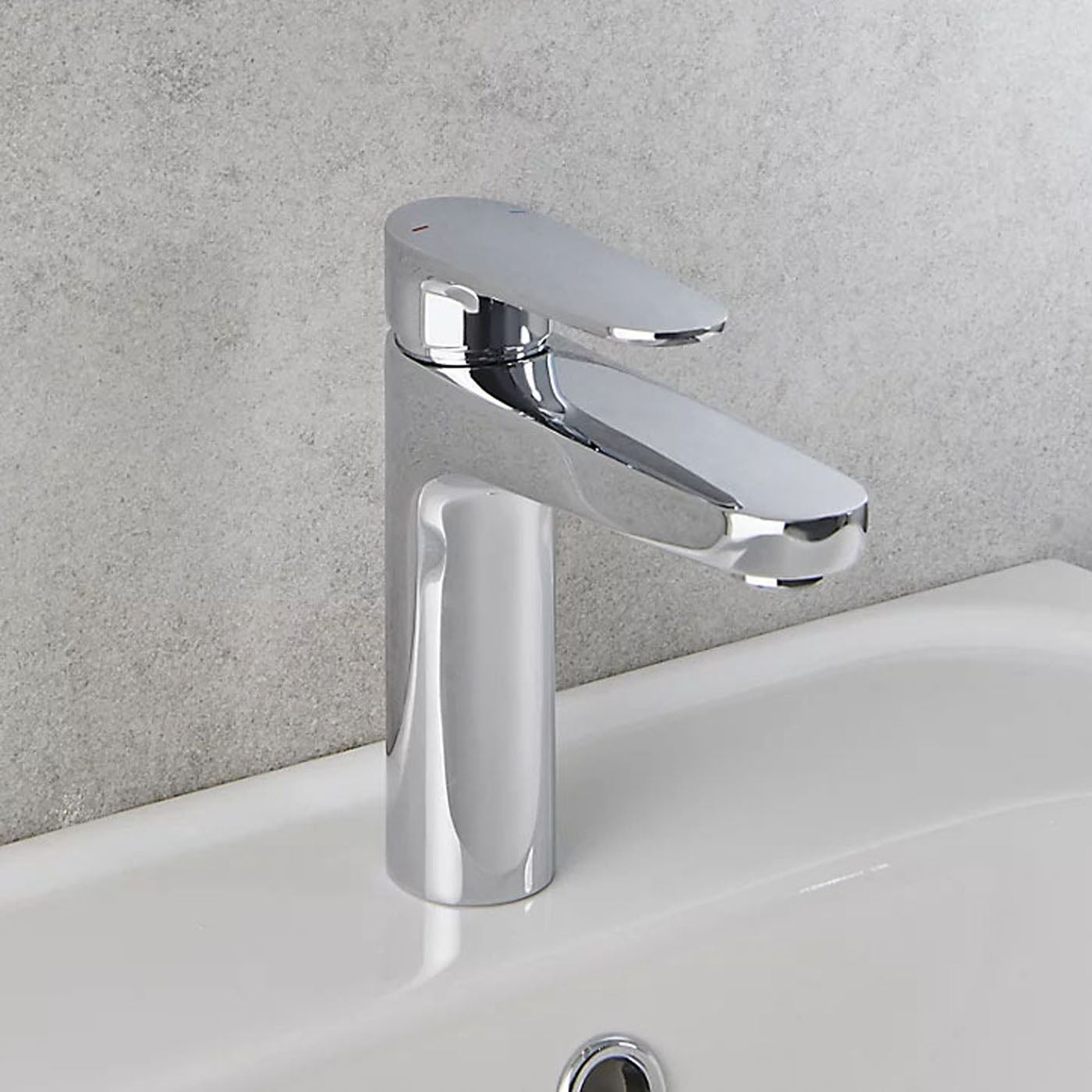 Bathroom Basin Tap Mono Mixer Tall Brass ¼ Turn Operation Waste Modern Faucet - Image 7