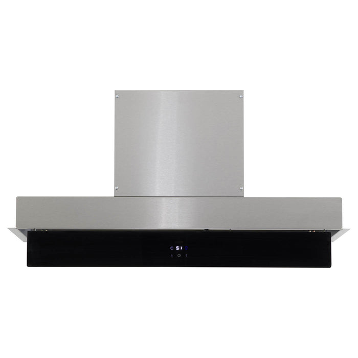 GoodHome Cooker Hood GHIH80 Black Glass Inset Extractor Fan Kitchen Chimney 80cm - Image 2