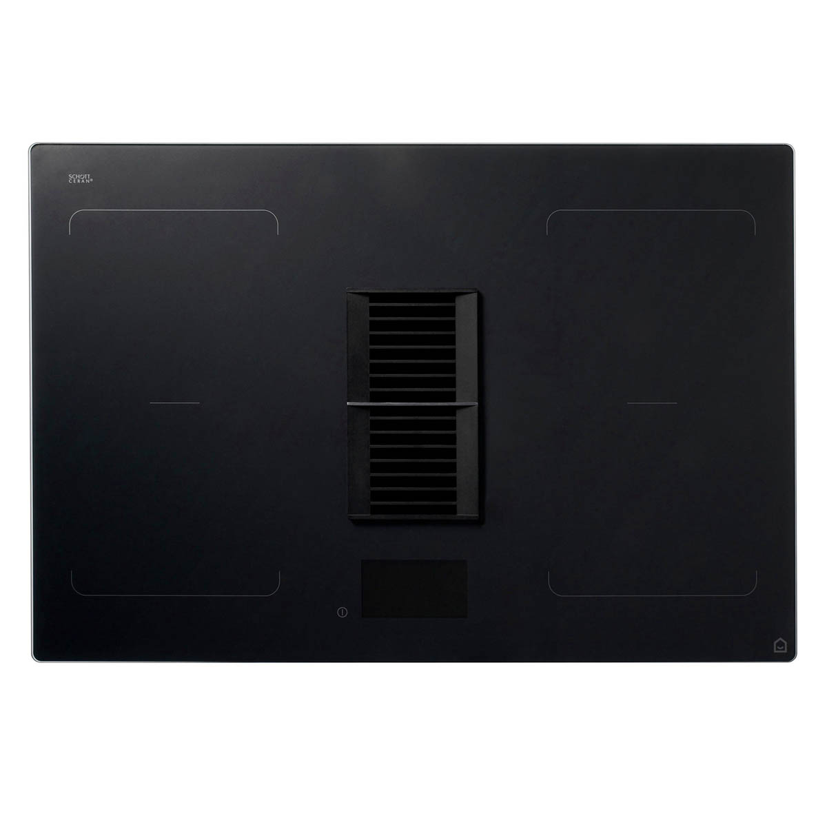 Induction Hob With Extractor Fan 77cm GHIHEF77 Black 4 Zone Integrated Built In - Image 4